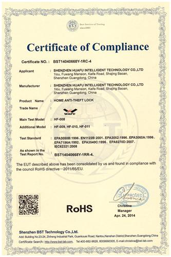 RoHS-Zertifikat