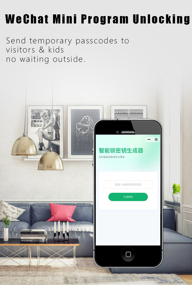 WAFU WF-V2 Thermisch getrenntes Aluminium Smart Lock — App-Zugang | Detailbild 9