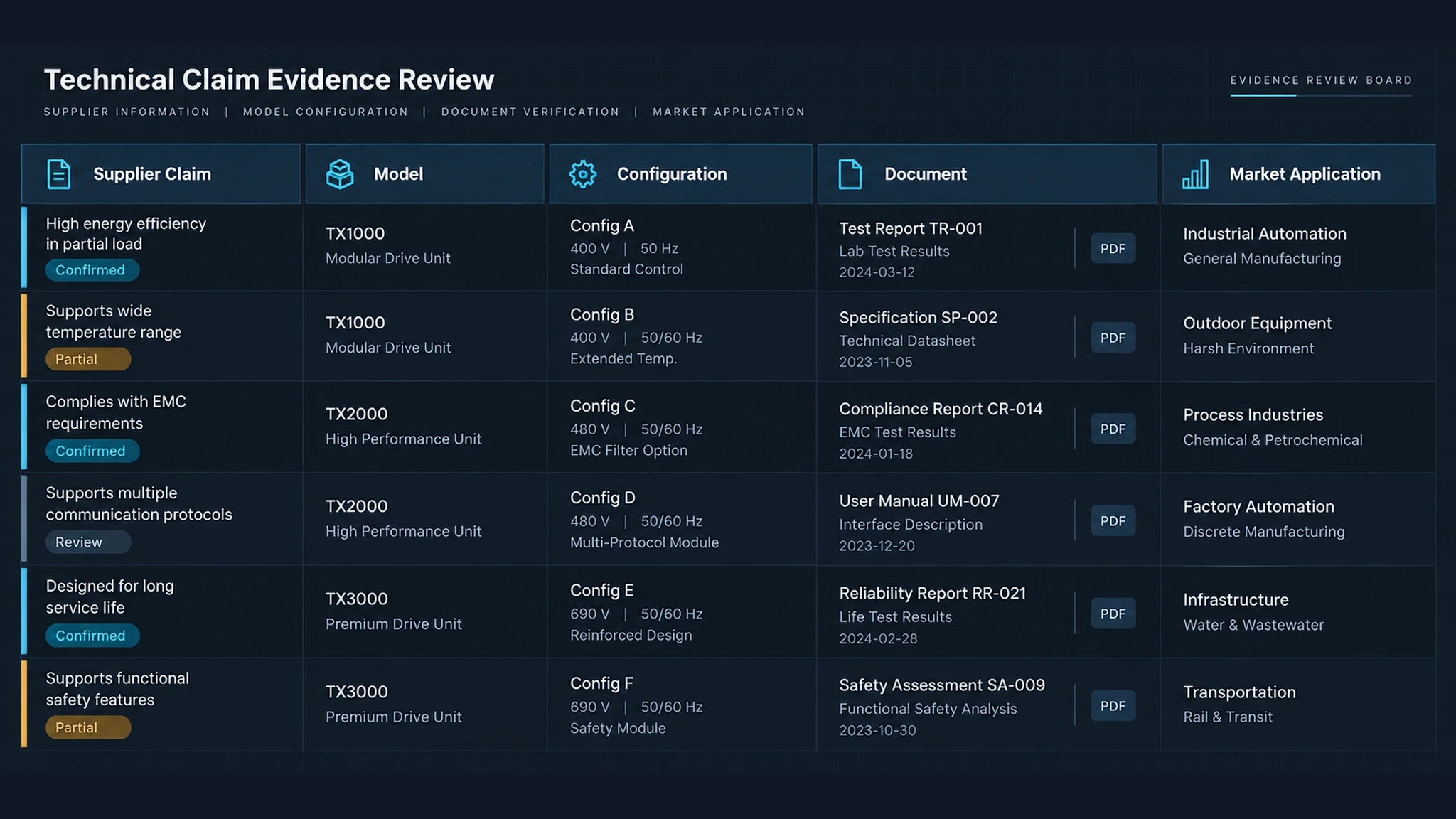 Smart lock evidence and project interface matrix