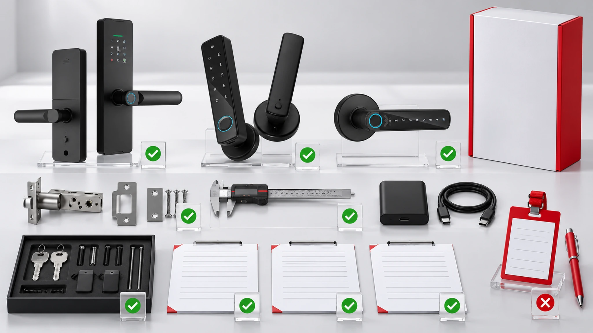 Checkliste für Beispiele und Angebote für Smart Locks